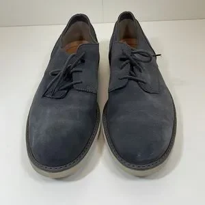 EUC Clark’s Fayeman Lace Dark Grey Suede Shoes Size 12M 26180628_GW_1__32430.  main image 3